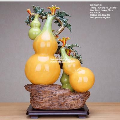 tượng hồ lô bằng sứ, tượng hồ lô, tượng sứ trung quốc, tượng sứ